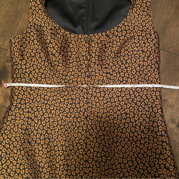 Kate spade ♠️ flora leopard jacquard fabric dress - Picture 6 of 7